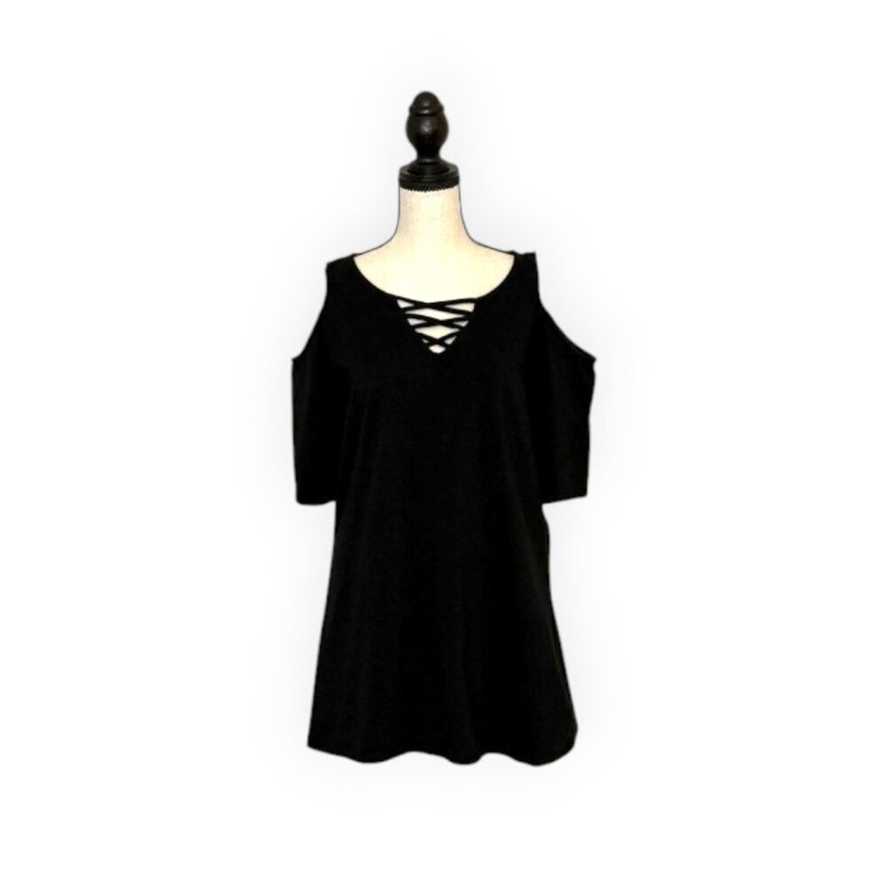 Torrid Knit Cold Shoulder V Neck